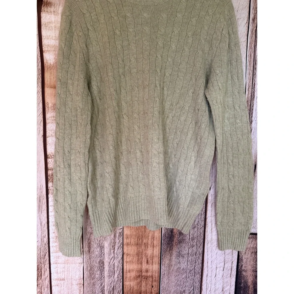 Polo Ralph Lauren Cashmere Cable‎ Knit Sweater Timeless Winter Preppy Luxury XL